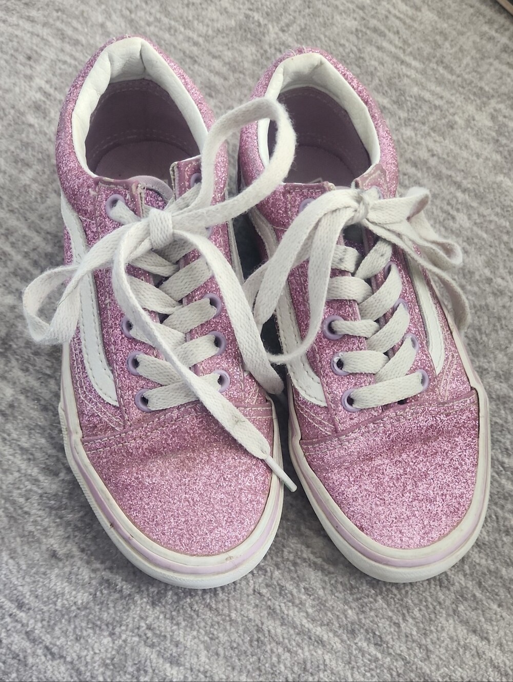 Vans Pink Glitter Old Skool Sneakers